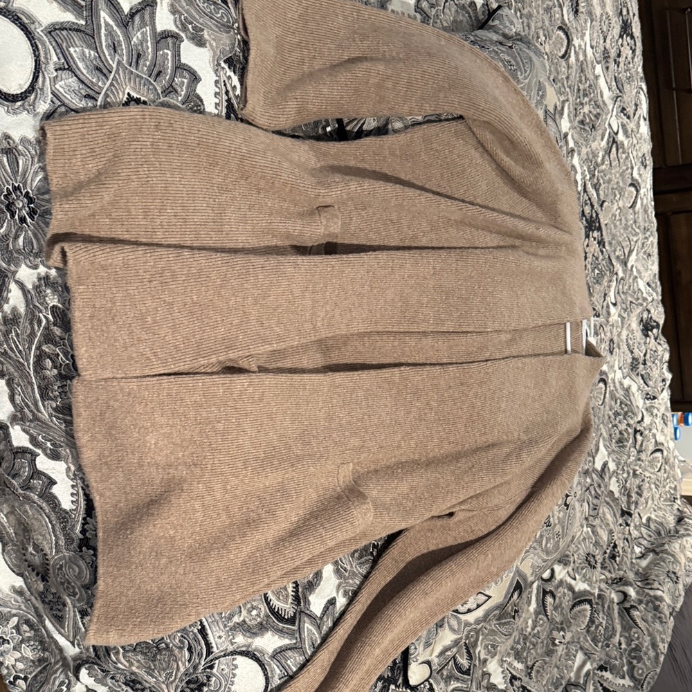 J Crew XL Cozy Brown Cardigan
